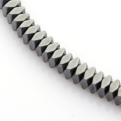 Electroplate Non-magnetic Synthetic Hematite Beads Strands G-O009-B01-1