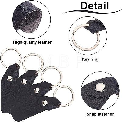 PU Leather Keychain KEYC-BC0001-12-1