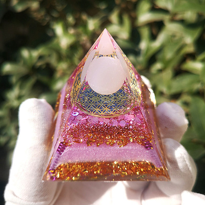 Orgonite Pyramid Resin Energy Generators PW-WG97221-01-1