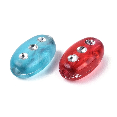 Plastic Oval Beads KY-Q002-03-1