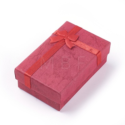 Cardboard Jewelry Boxes CBOX-WH0002-1