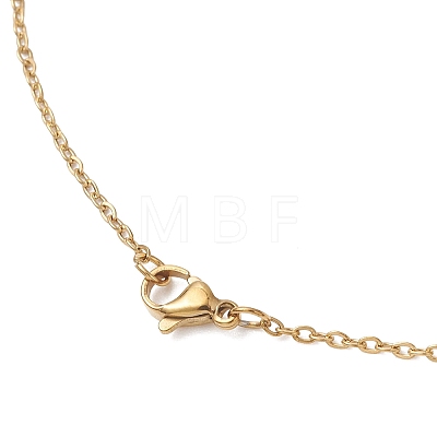 Natural Rose Quartz Copper Wire Wrapped Heart Pendant 304 Stainless Steel Cable Chain Necklaces NJEW-JN05779-01-1