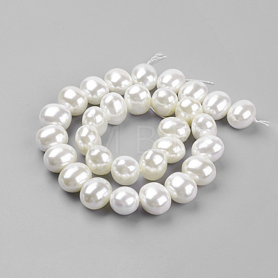 Shell Pearl Beads Strands BSHE-K010-04A-1