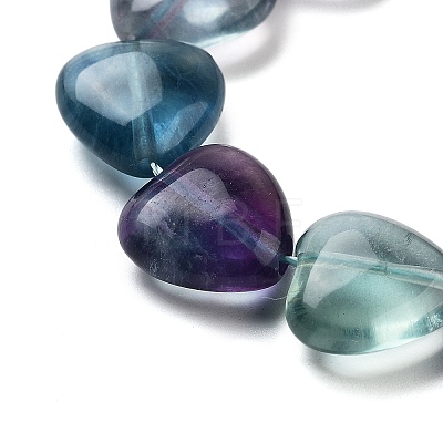 Natural Colorful Fluorite Beads Strands G-H051-A01-01-1