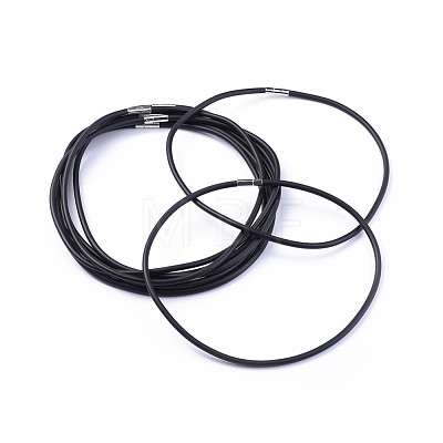 Rubber Necklace Making NJEW-H078-16-1