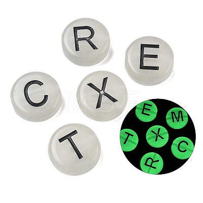 Opaque Acrylic European Beads MACR-K365-05-1