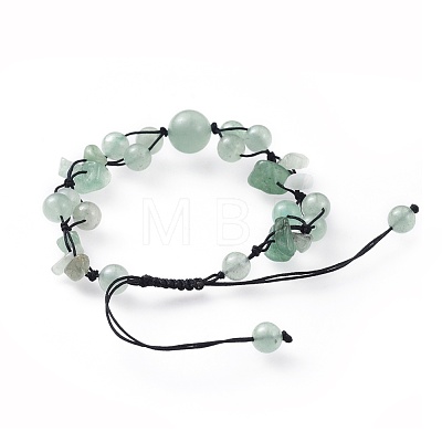 Adjustable Nylon Cord Braided Bead Bracelets BJEW-JB04602-02-1