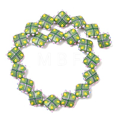 Glass Imitation Jade Beads GLAA-L051-03F-1
