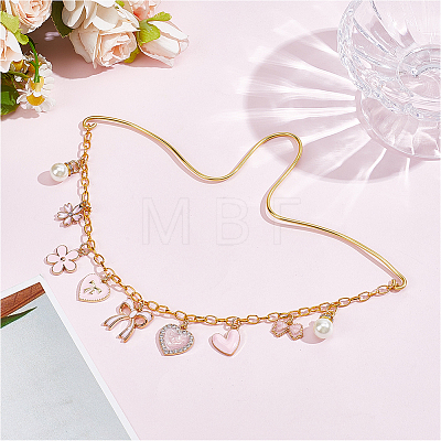 Aluminum Pendant Decorations HJEW-BM00062-1