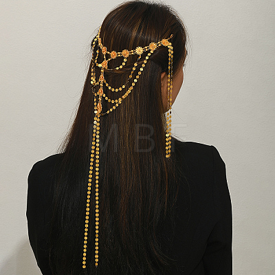 Arabian Style Brass Multi-layer Tassel Headpiece CX3790-1