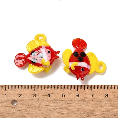 Handmade Lampwork Pendants LAMP-G162-01D-1