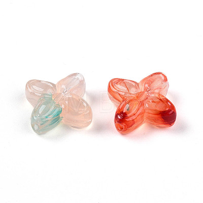 Transparent Acrylic Beads TACR-T028-35D-1