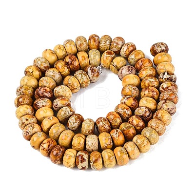 Dyed Synthetic Imperial Jasper Beads Strands G-Q606-99A-04-1