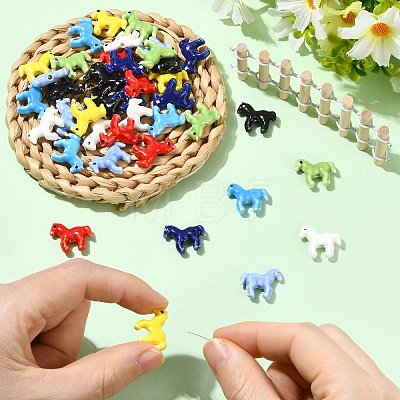 1Bag Handmade Porcelain Beads PORC-CJ0001-55-1