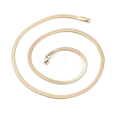 Vacuum Plating 304 Stainless Steel Snake Chains Necklaces X-NJEW-O058-29G-1