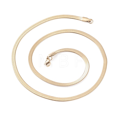 PVD Vacuum Plating 304 Stainless Steel Snake Chains Necklaces X-NJEW-O058-29G-1