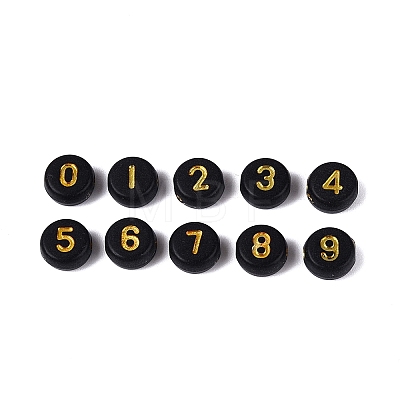 Opaque Acrylic Beads SACR-Q001-12B-1