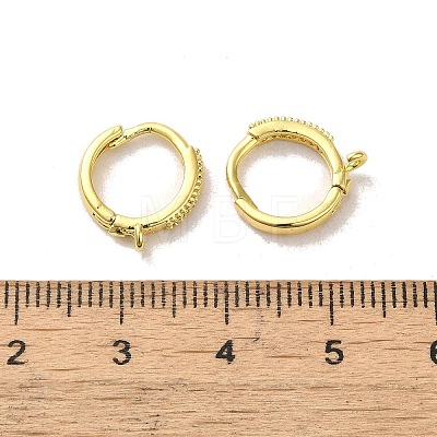 Brass Hoop Earring Findings FIND-Z039-32G-1