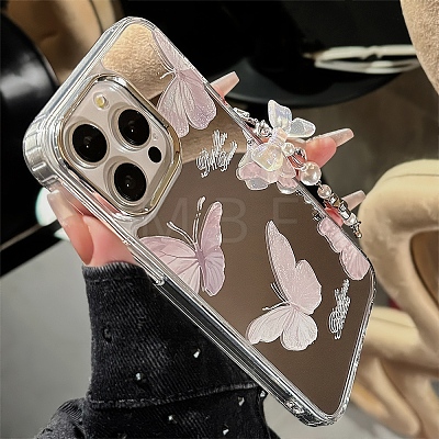 Ins mirror Butterfly Cartoon Shell TPU Plastic Mobile Phone Cover PW-WGD834D-07-1