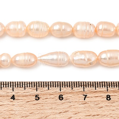 Natural Cultured Freshwater Pearl Beads Strands PEAR-F020-05A-1