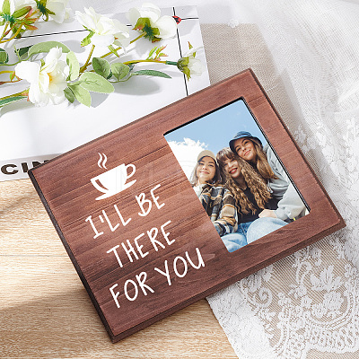 MDF Wood Photo Frames DIY-WH0231-067-1