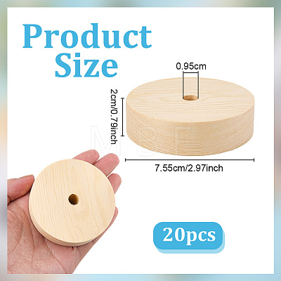 Wood Wheel DIY-WH0591-512-1