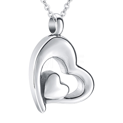 Non-Tarnish Stainless Steel Pendant Necklaces PW-WG9F2E1-01-1