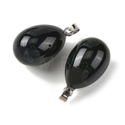 Natural Moss Agate Pendants GG-K002-08A-22-1