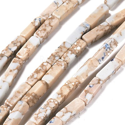 Synthetic Imperial Jasper Beads Strands G-E508-02L-1