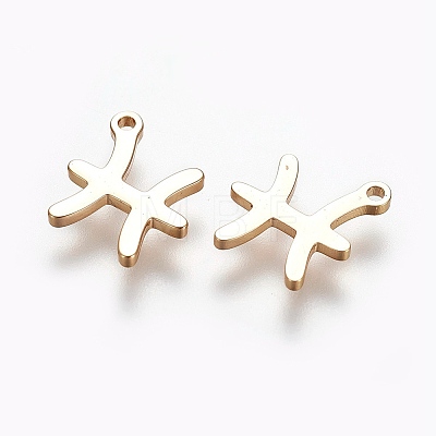 304 Stainless Steel Charms STAS-L227-001G-1