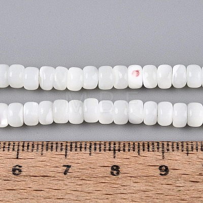 Natural Trochid Shell/Trochus Shell Beads Strands BSHE-T014-54A-1