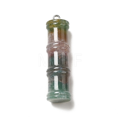 Natural Indian Agate Pendants G-I340-A07-1