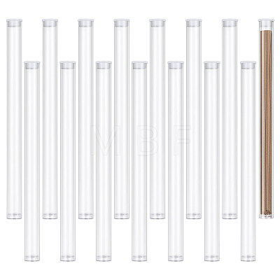 Transparent Tube Plastic Bead Containers with Lids CON-WH0092-81A-1