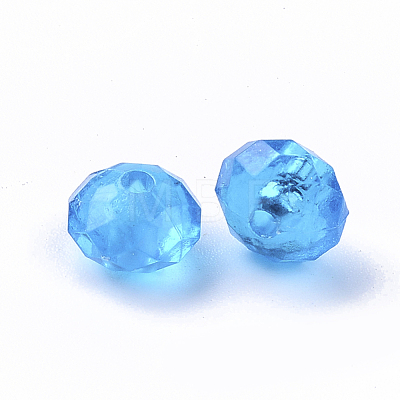 Transparent Plastic Beads X-KY-I004-02-1