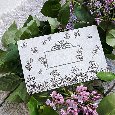 Custom PVC Plastic Clear Stamps DIY-WH0618-0084-1