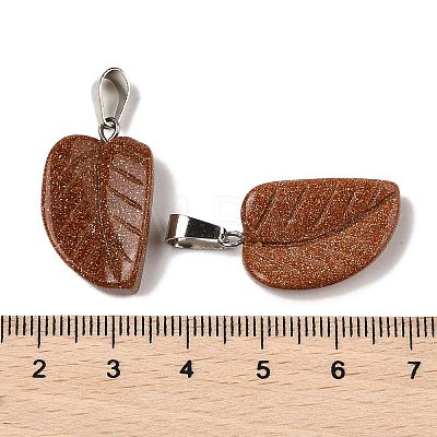 Synthetic Goldstone Pendants G-B127-01P-08-1