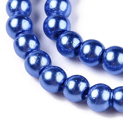 Baking Painted Glass Pearl Bead Strands HY-Q003-3mm-28-1