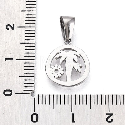 303 Stainless Steel Pendants STAS-Q110-12P-1