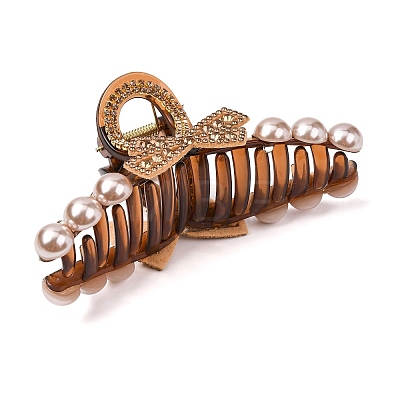 Resin & Rhinestone Claw Hair Clips PHAR-Z008-01B-1