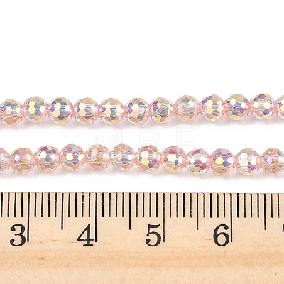 Electroplate Glass Beads Strands EGLA-B013-01A-AB04-1