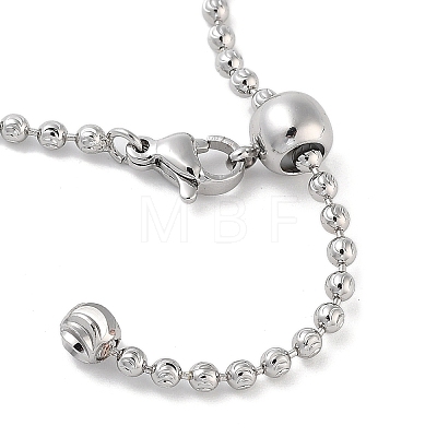 Brass Ball Chain Necklace Making NJEW-Q344-05P-1