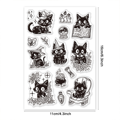 Custom PVC Plastic Clear Stamps DIY-WH0448-0516-1