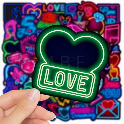Valentine's Day Themed PVC Waterproof Sticker VALE-PW0001-110-1