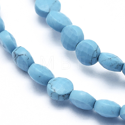 Synthetic Howlite Beads Strands G-D0003-A56-1-1