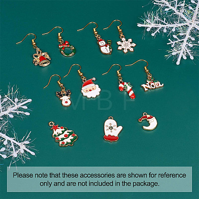 DIY Christmas Earring Making Kits DIY-TA0002-86-1