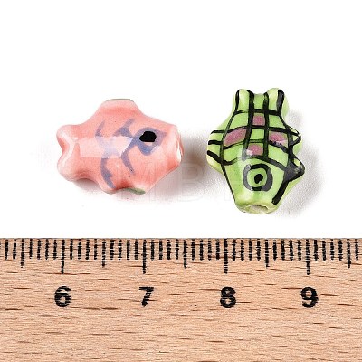 Handmade Porcelain Beads PORC-N007-27-A-1