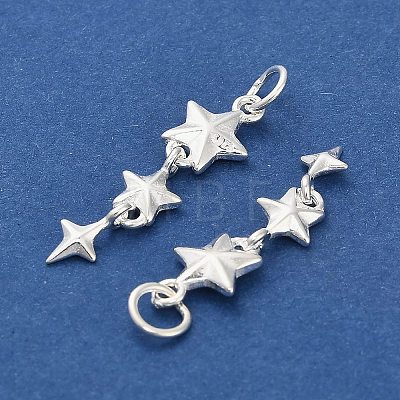 925 Sterling Silver Tassel Pendants STER-P071-09S-1