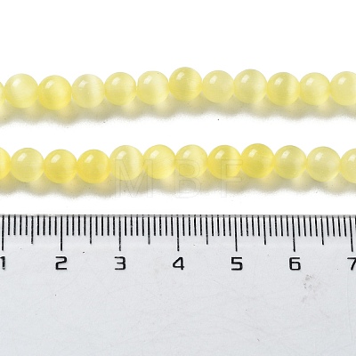 Cat Eye Beads Strands CE-R002-6mm-09-1