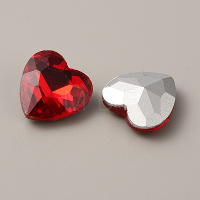 Glass Rhinestone Cabochons RGLA-WH0001-10A-03-1