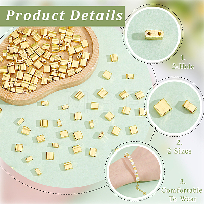 200Pcs 2 Styles Electroplate Glass Seed Beads SEED-BBC0001-01-1